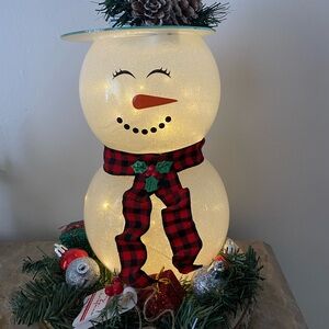 Festive Snowman Holiday Light Decor
